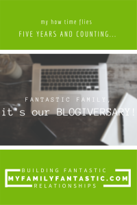 It's My Blogiversary!